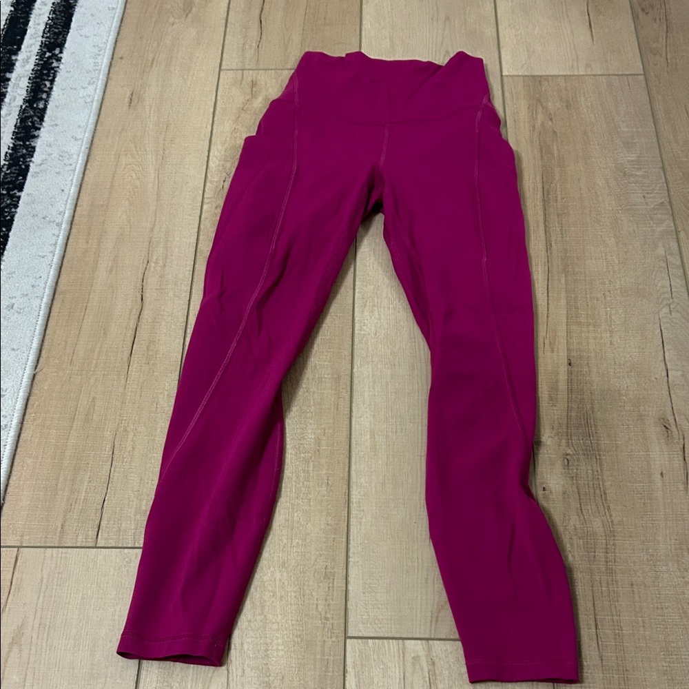 Hot pink High-Waist Active Lulu  Leggings